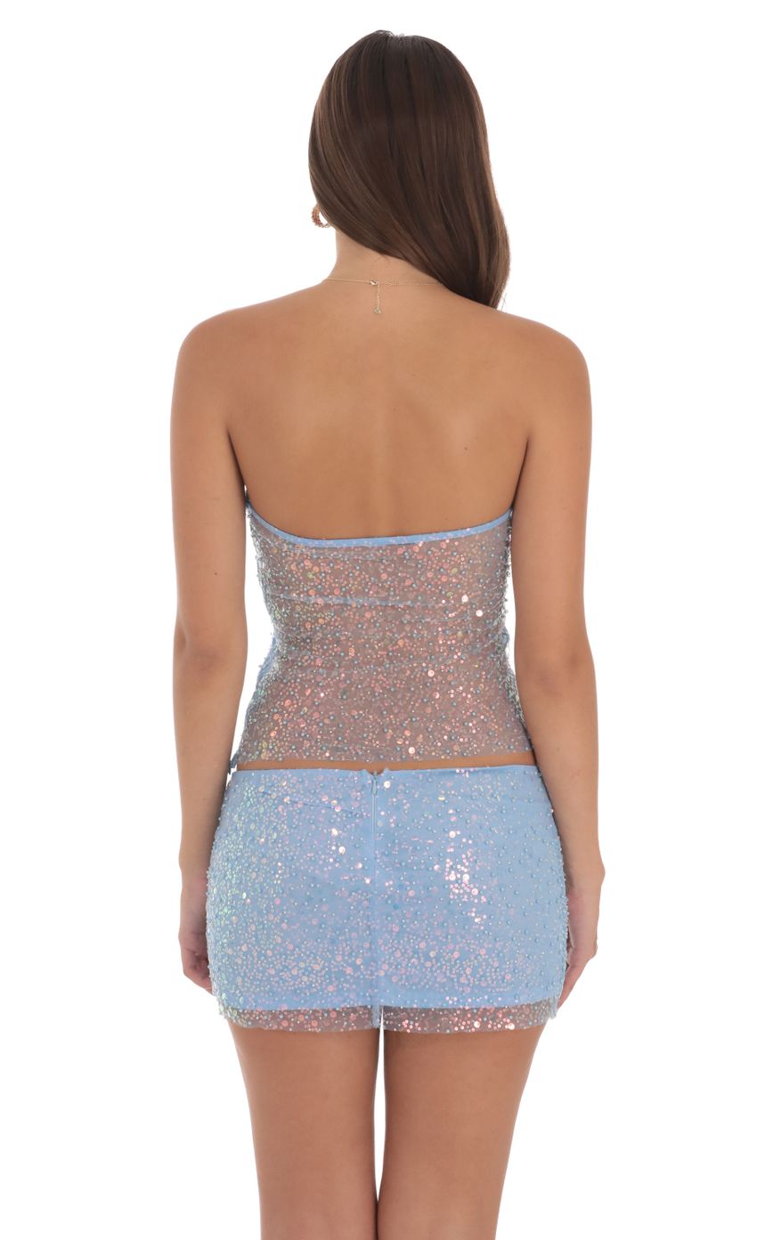 Sequin Beaded Two Piece Homecoming Dress