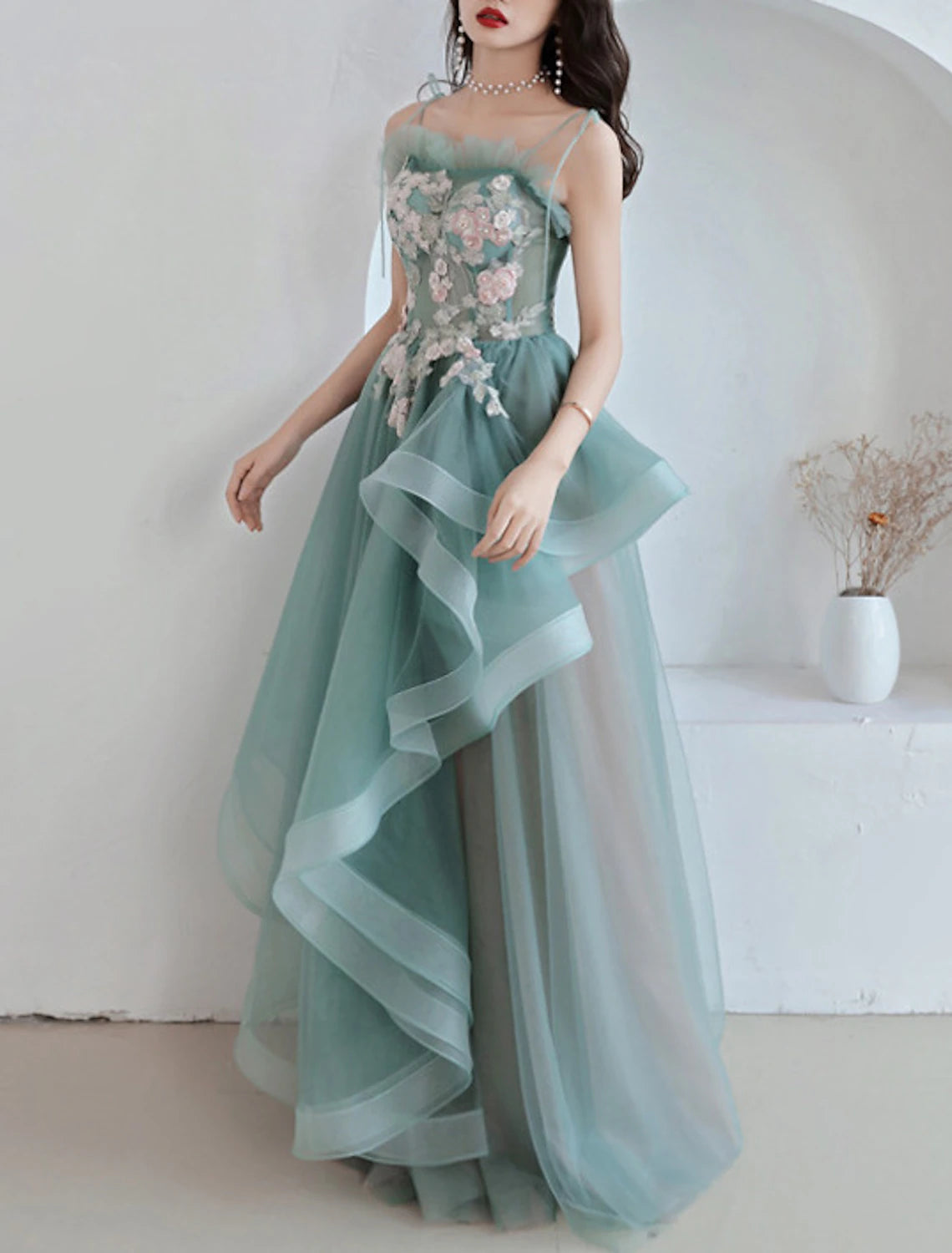 Banquet Annual Meeting Evening Dress Aura Host Long Dress Skirt Female Fairy Dream