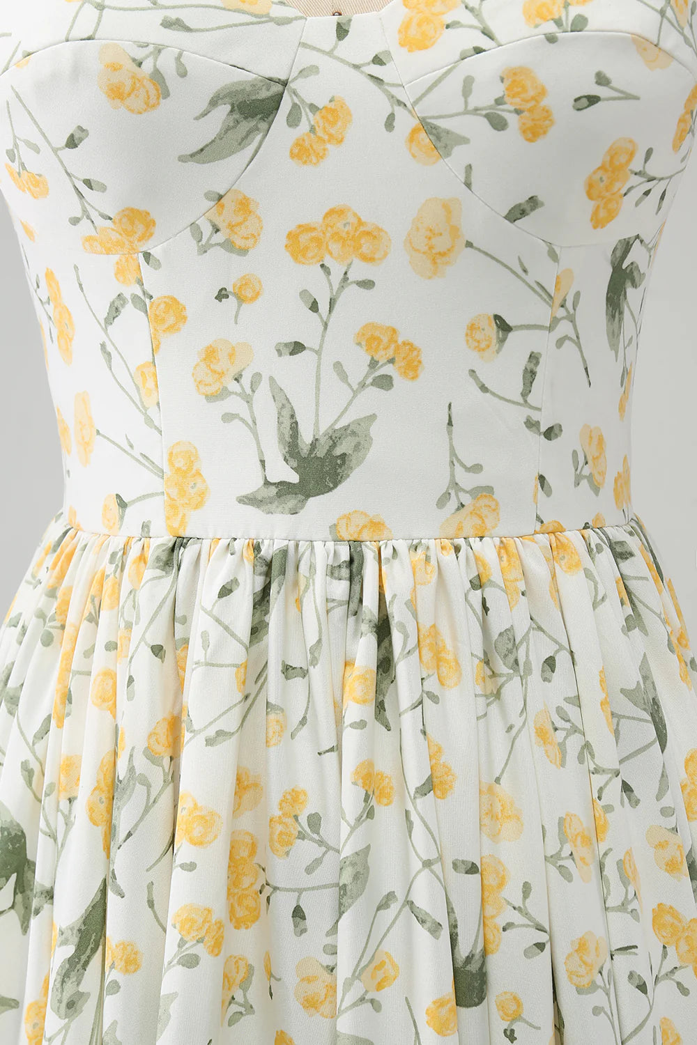 A-Line Floral Long Sweetheart Floor-length Prom Dress