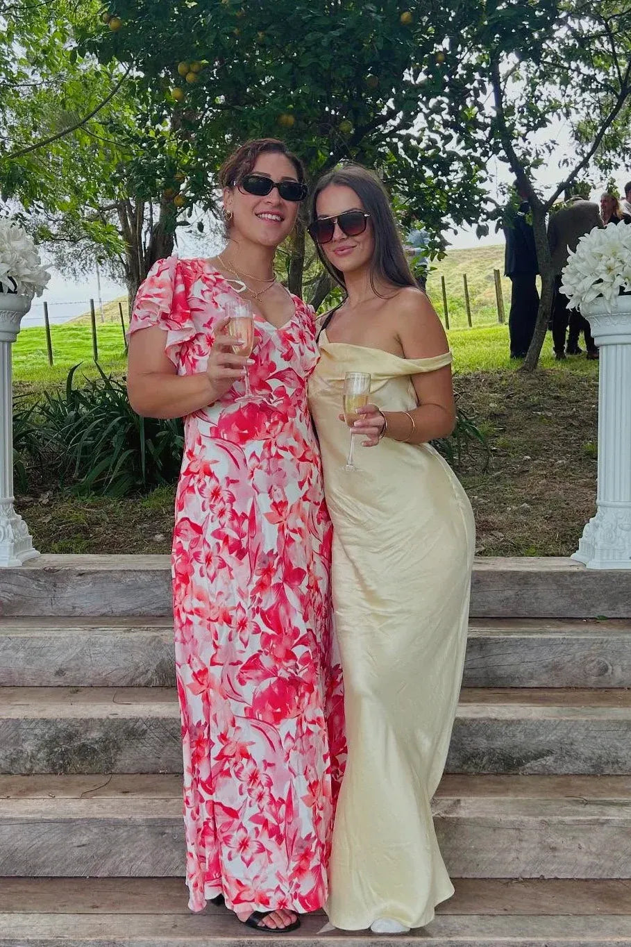 Casual Fitted Cowl Neck Sleeveless Satin Pleated Floor-Length Prom Dress