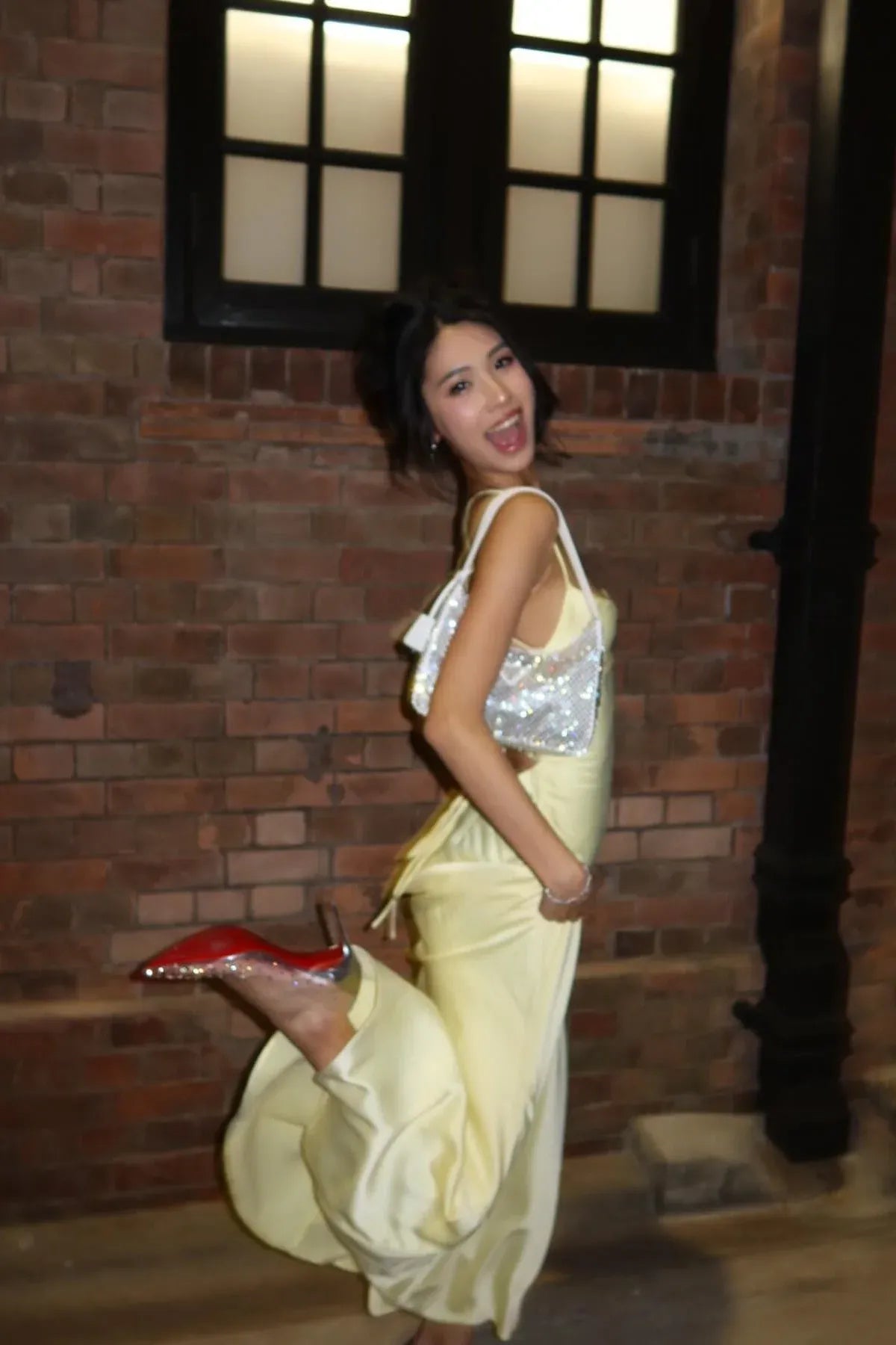 Fashion Sheath Spaghetti Straps Sleeveless Lace Up Satin Floor-Length Prom Dress