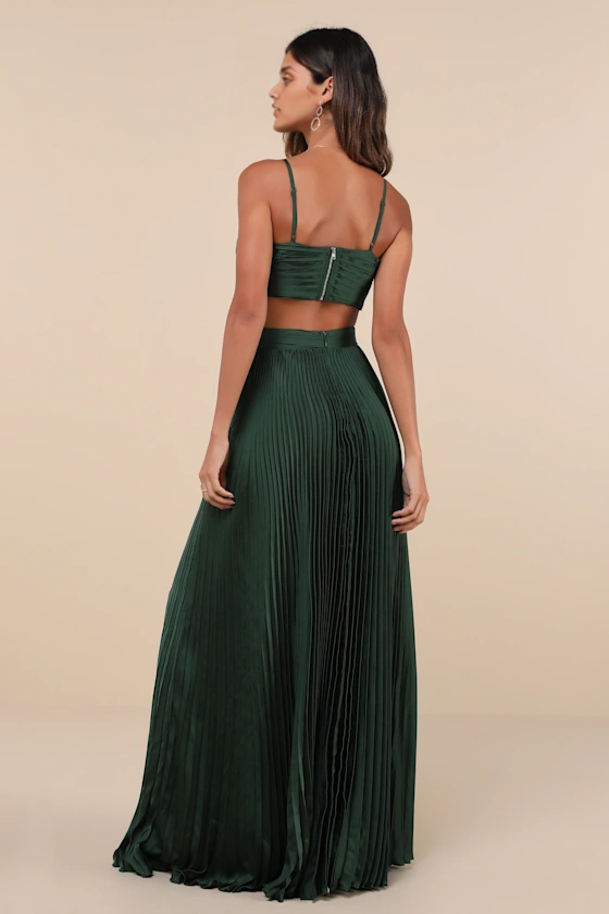 Quyihu Prom Dress In Store Got the Glam Wine Red Pleated Cutout Maxi Dress Formal Women's Dresses