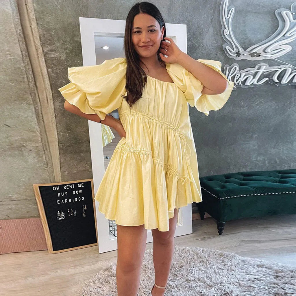 imgi_3_cute-puff-sleeve-drawstring-tied-ruffle-babydoll-mini-dress-yellow-2