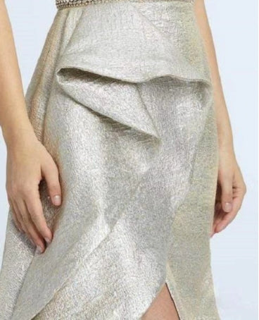 Mermaid Prom Dresses Elegant Formal Floor Length Sleeveless One Shoulder Sequined with Ruffles