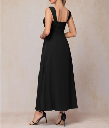 Two Pieces Ankle Length Chiffon Mother Of The Bride Dress