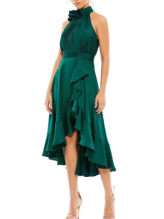 Halterneck Short Wedding Guest Dress