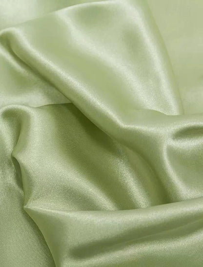 Elegant Dress Formal Prom Dress Floor Length Short Sleeve Boat Neck Satin Backless with Ruched