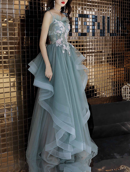 Banquet Annual Meeting Evening Dress Aura Host Long Dress Skirt Female Fairy Dream