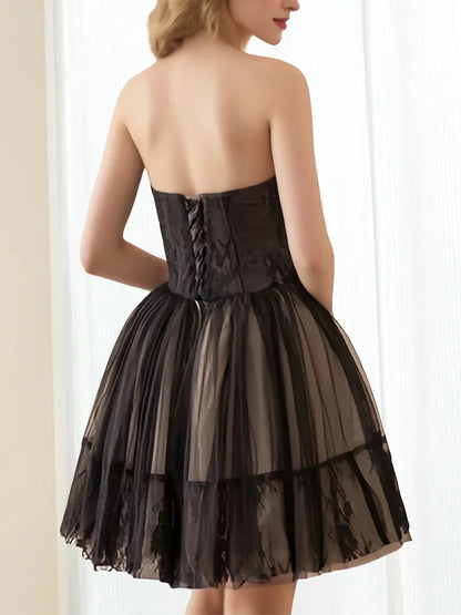 A-Line Princess Off-the-Shoulder Floor-Length Bridesmaid Dresses with Pockets
