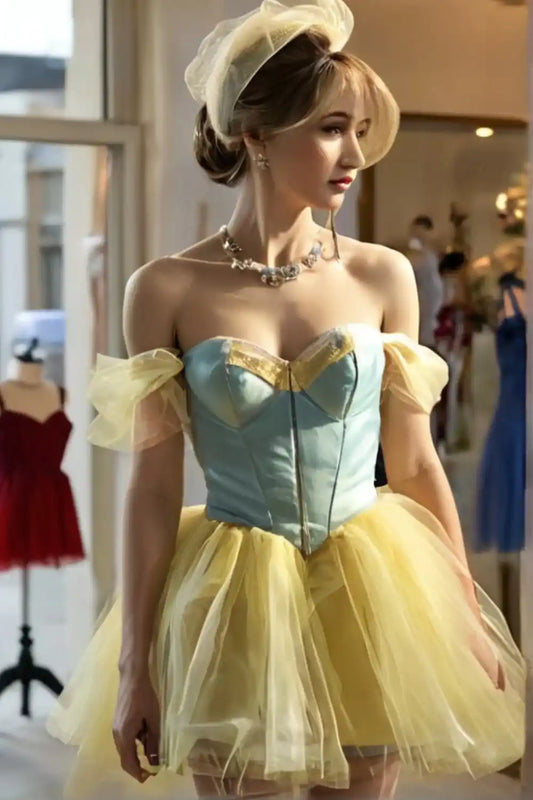 A line Princess Sweetheart Homecoming Dress