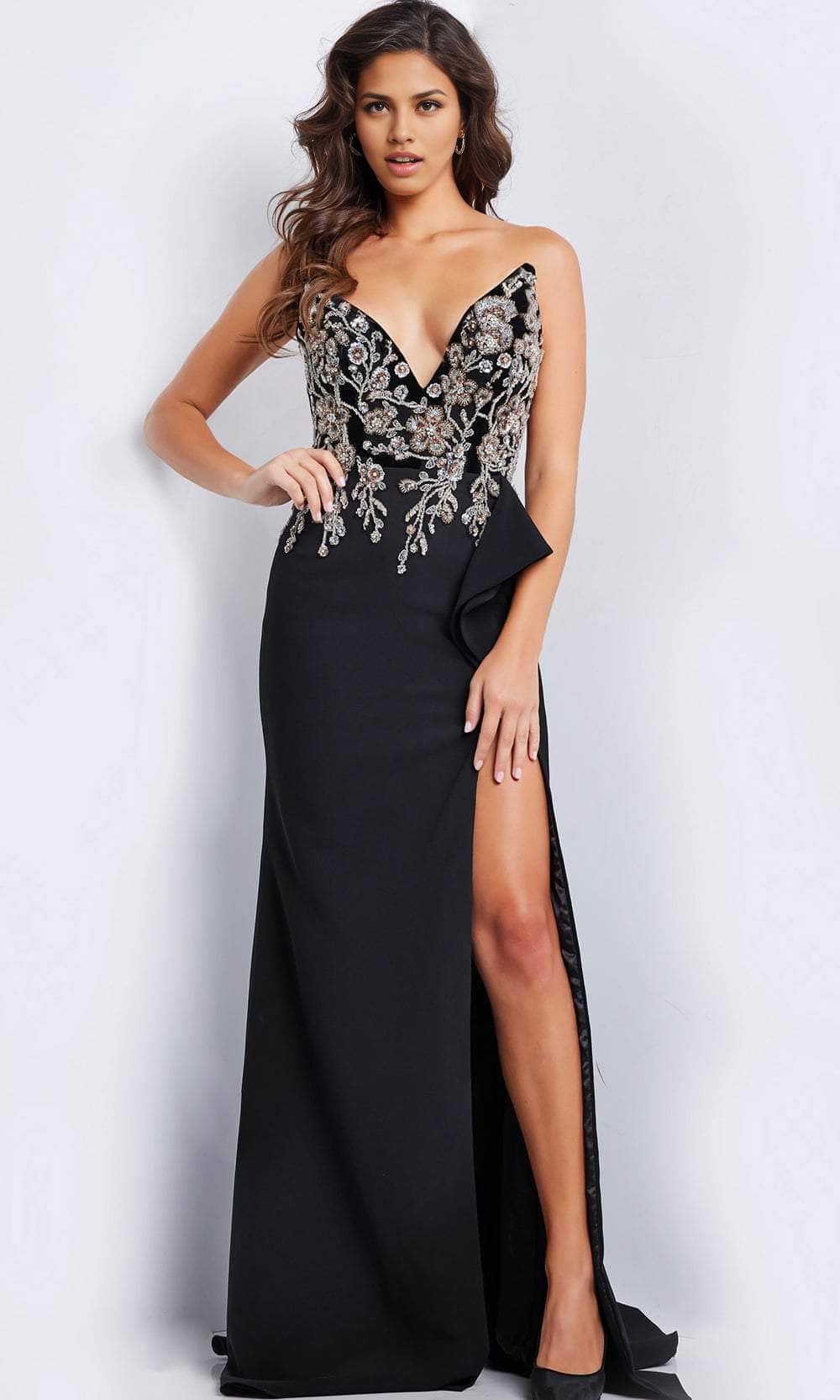 Quyihu Prom Shop Dresses Off-the-Shoulder Floral Beaded Evening Gown Prom Dress Formal Women's Dresses