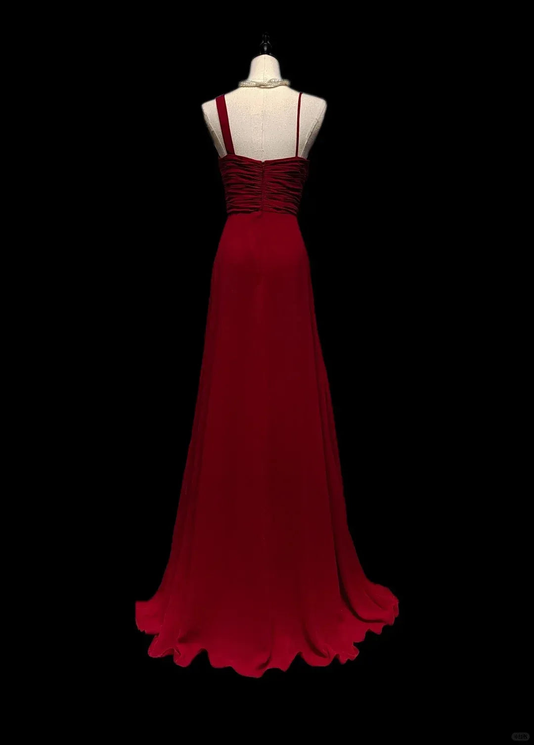 Beautiful A-Line Asymmetrical Neck Sleeveless Backless Chiffon Floor-Length Prom Dress