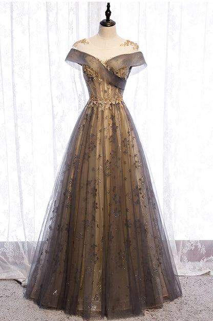 Beautiful A-Line Scoop Neck Sleeveless Lace Up Floor-Length Prom Dress