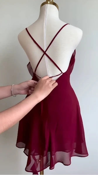 Classic Sheath Strapless Sleeveless Lace Up Short-Mini Prom Dress