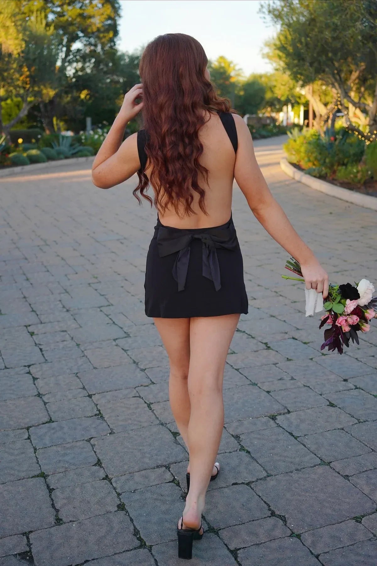 Cute A-line Cowl Neck Sleeveless Open-Back Pleated Satin Short-Mini Homecoming Dress