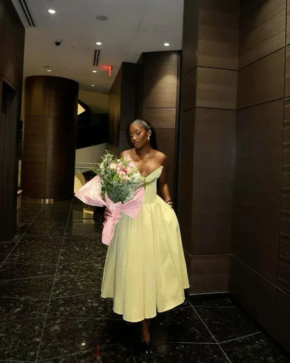 Cute Ball Gown Strapless Sleeveless Pleated Floor-Length Prom Dress