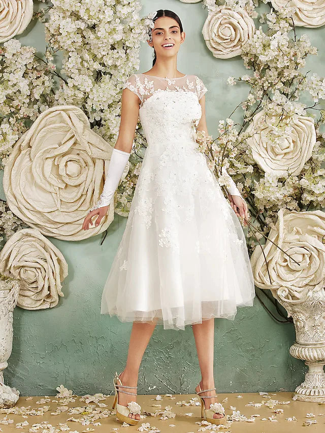 Full length view of the flowing floor-length chiffon skirt.