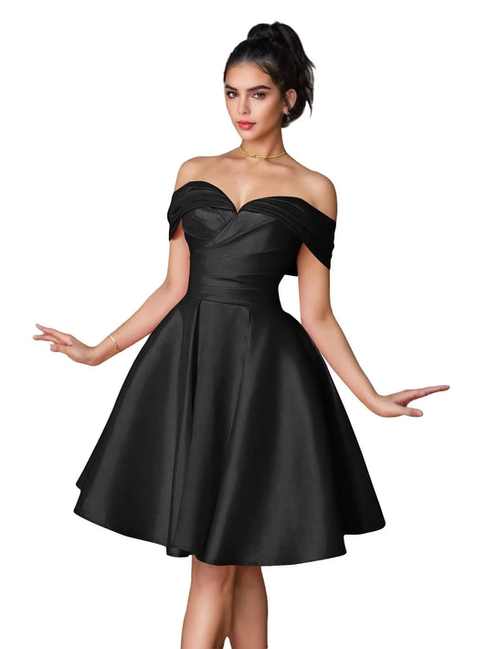 Sexy A-Line V Neck Sleeveless Crisscross Back Knee-Length Homecoming Dresses for women hot sale