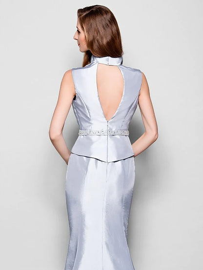Full-length view of the elegant Mother of the Bride dress, perfect for formal events.