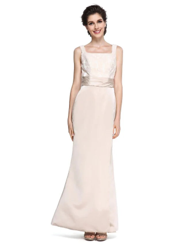 Back view of the elegant Mother of the Bride gown.