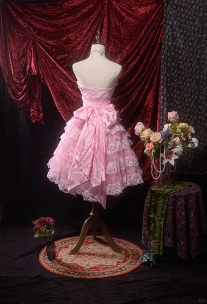 Elegant A-Line Off the Shoulder Sleeveless Backless Short-Mini Prom Dress