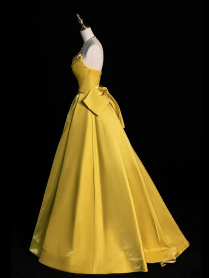 Elegant Ball Gown Strapless Sweetheart Lace-Up Back Floor-Length Formal Dress