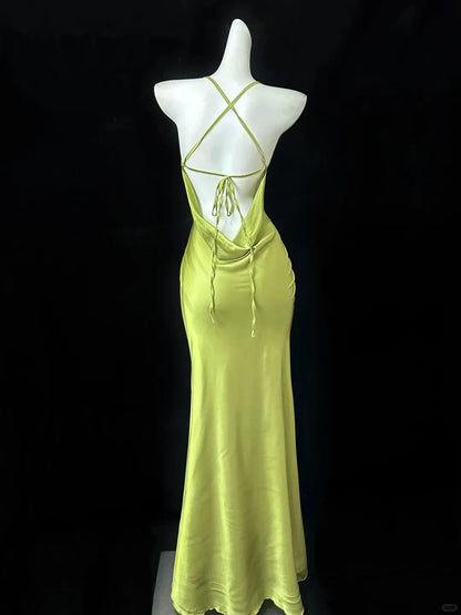 Elegant Sheath Off the Shoulder Sleeveless Lace Up Floor-Length Prom Dress