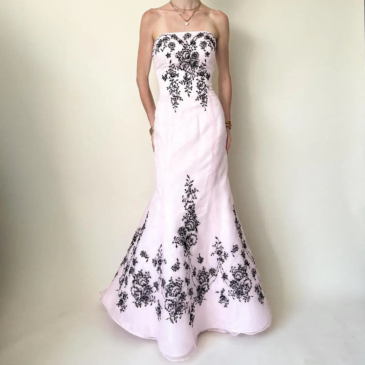 Exquisite Mermaid/Trumpet Sweetheart Sleeveless Tulle Backless Sweep/Brush Train Prom Dress