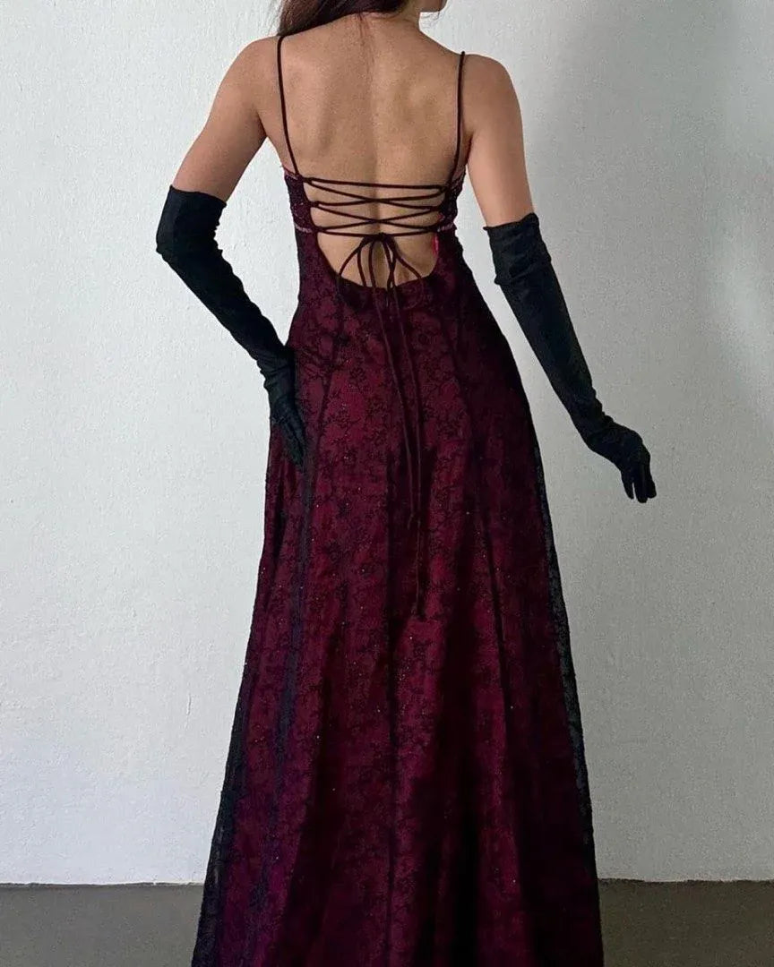 Exquisite A-Line Square Neck Sleeveless Beading Tulle Floor-Length Prom Dress