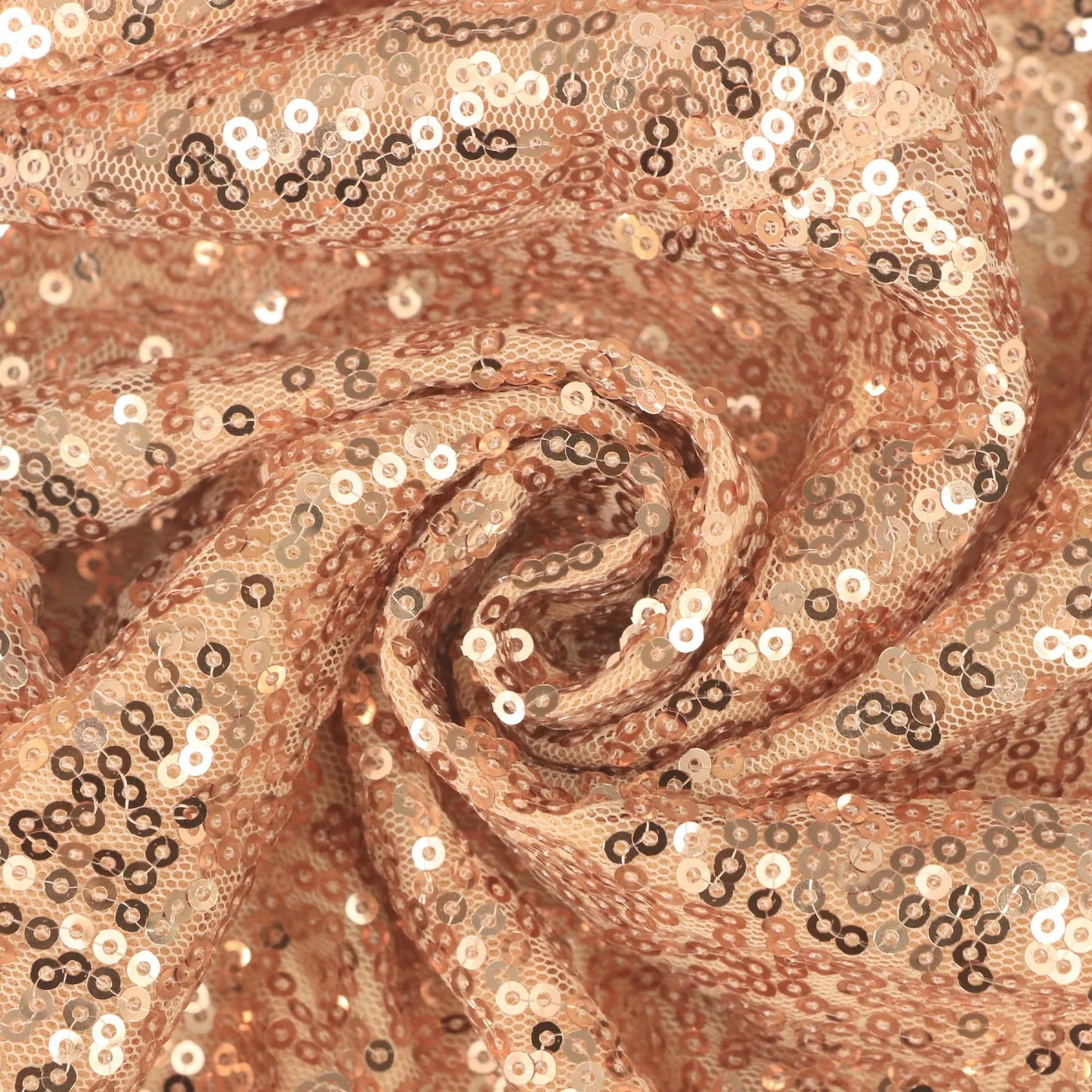 Glamorous Fit & Flare Deep-V Neck Crisscross-Back Sequin Mini Evening Dress