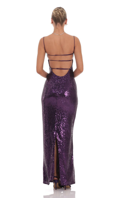 Glamorous Mermaid Sweetheart Spaghetti-Strap Multi-Strap Open-Back Sequin Floor-Length Prom Dresses