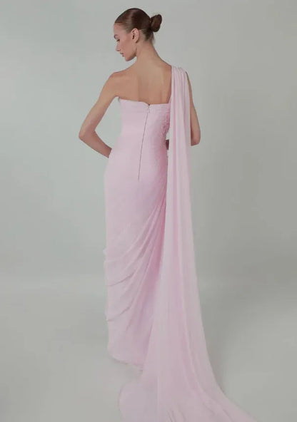Gorgeous A-Line Sweetheart Neck Sleeveless Chiffon Floor-Length Backless Prom Dress