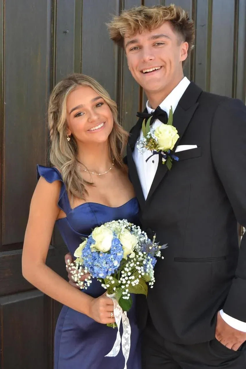 Graceful Mermaid Sweetheart Sleeveless Satin Ruffles Floor-Length Prom Dress