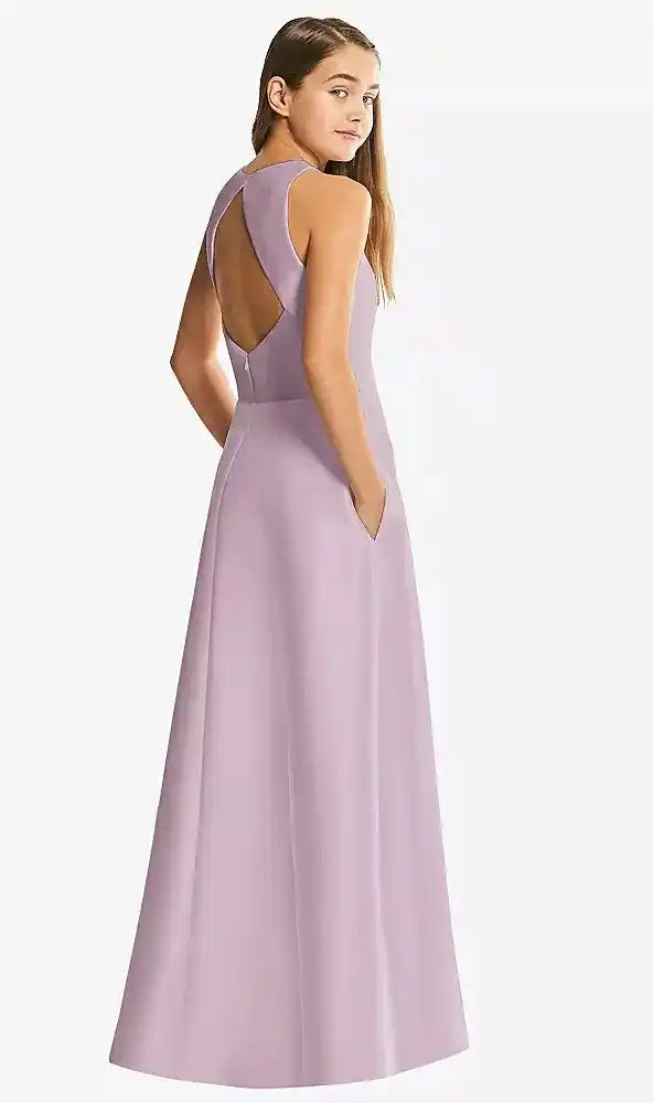 Junior Bridesmaid Style in Suede Rose & Suede Rose