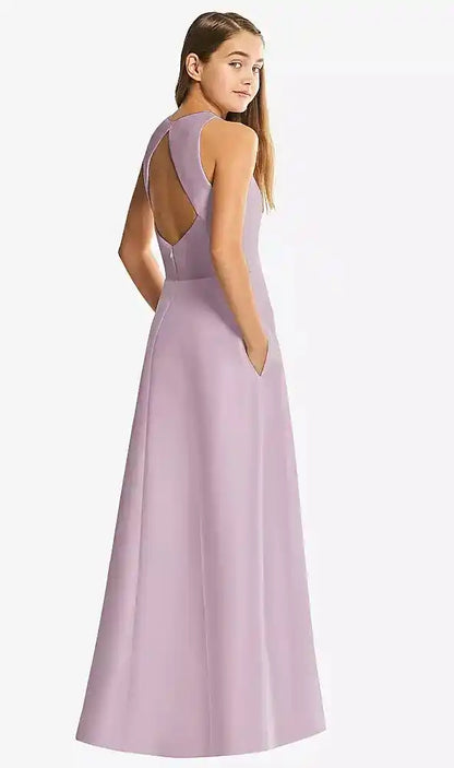 Junior Bridesmaid Style in Suede Rose & Suede Rose