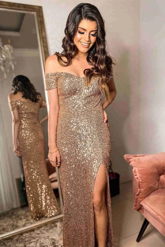 Modern Sheath Off the Shoulder Sleeveless Zipper Up Floor-Length Prom Dress