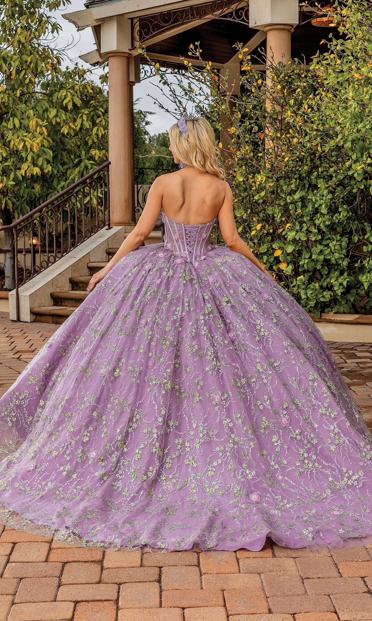 Quyihu Quinceanera Dress Dusty Lilac Purple Quinceanera A-line Ball Gown With Strapless Sweetheart Neckline Formal Wear Dresses