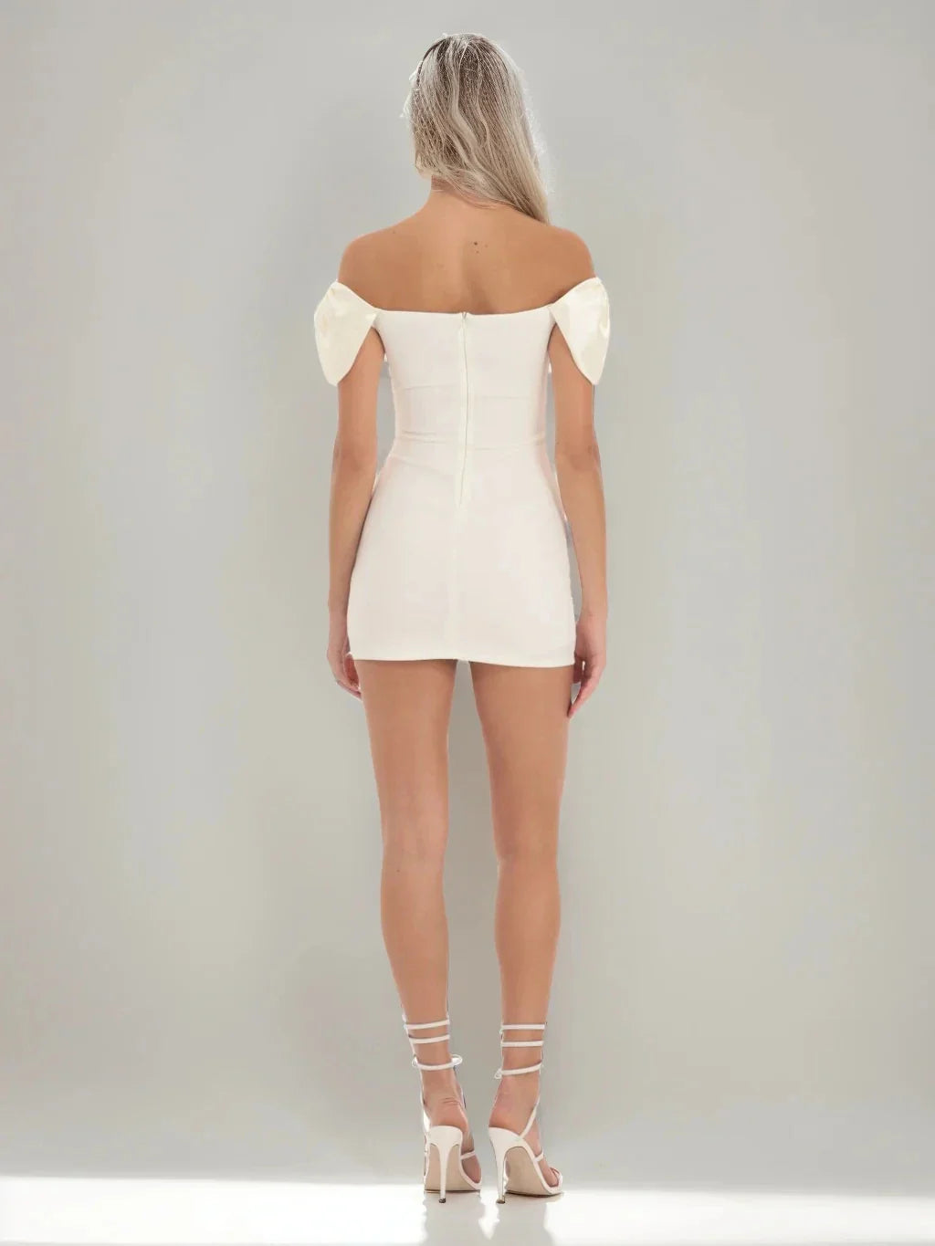 Sexy A-Line Straight Cap Sleeve Back Zip Short-Mini Homecoming Dress for ladies