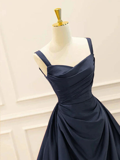 Sexy Elegant V Neck Sleeveless Crisscross Back Chapel Train prom dress for women