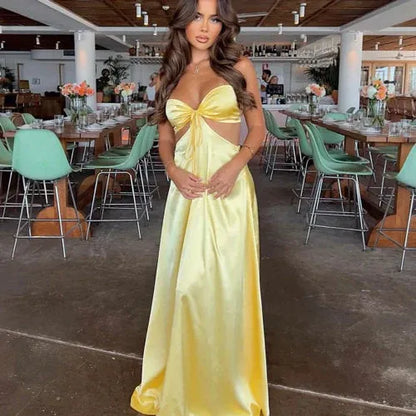 Sexy Mermaid/Trumpet Sweetheart Sleeveless Satin Lace Up Floor-Length Prom Dress