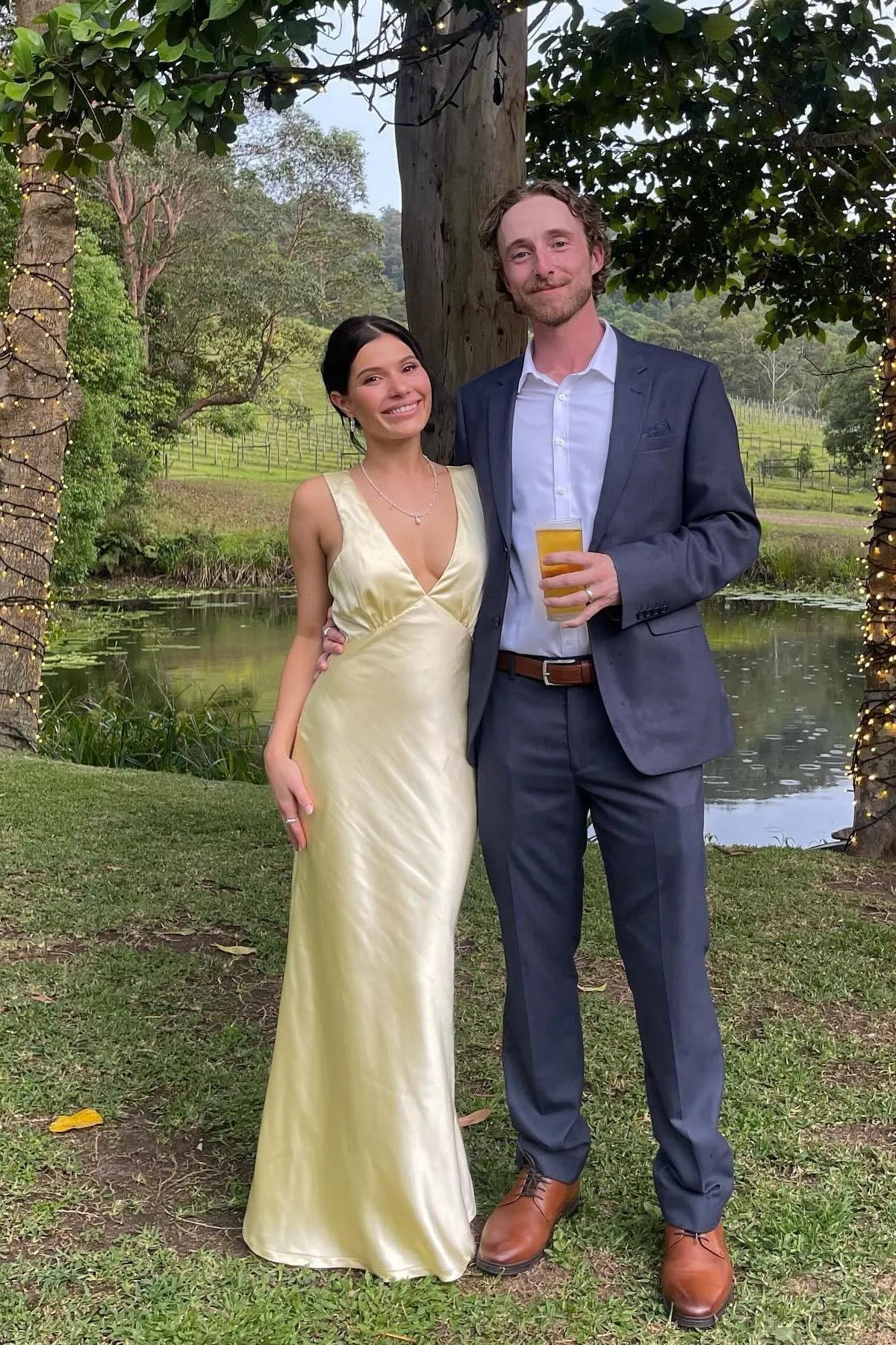 Simple Sheath Cowl Neck Sleeveless Ruched Satin Floor-Length Prom Dress