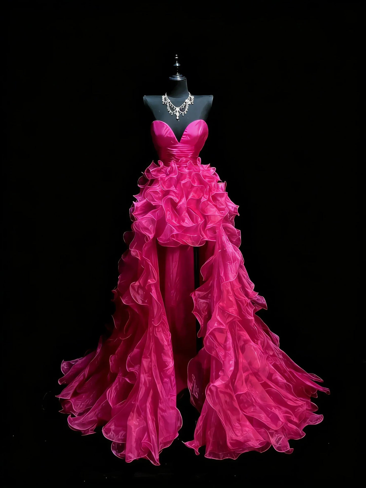 Stunning Ball Gown Strapless Sweetheart Sleeveless Zipper Back Floor-Length Prom Dress