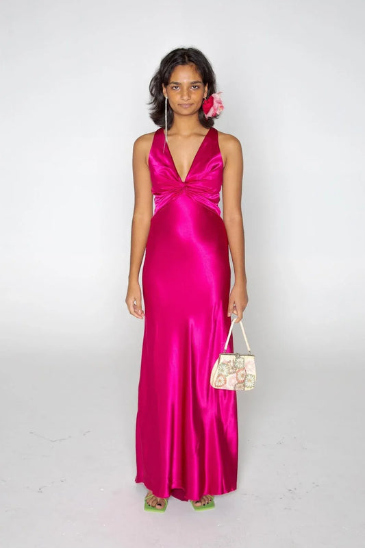 Stylish Fitted Off the Shoulder Sleeveless Satin Sweep/Brush Train Prom Dress