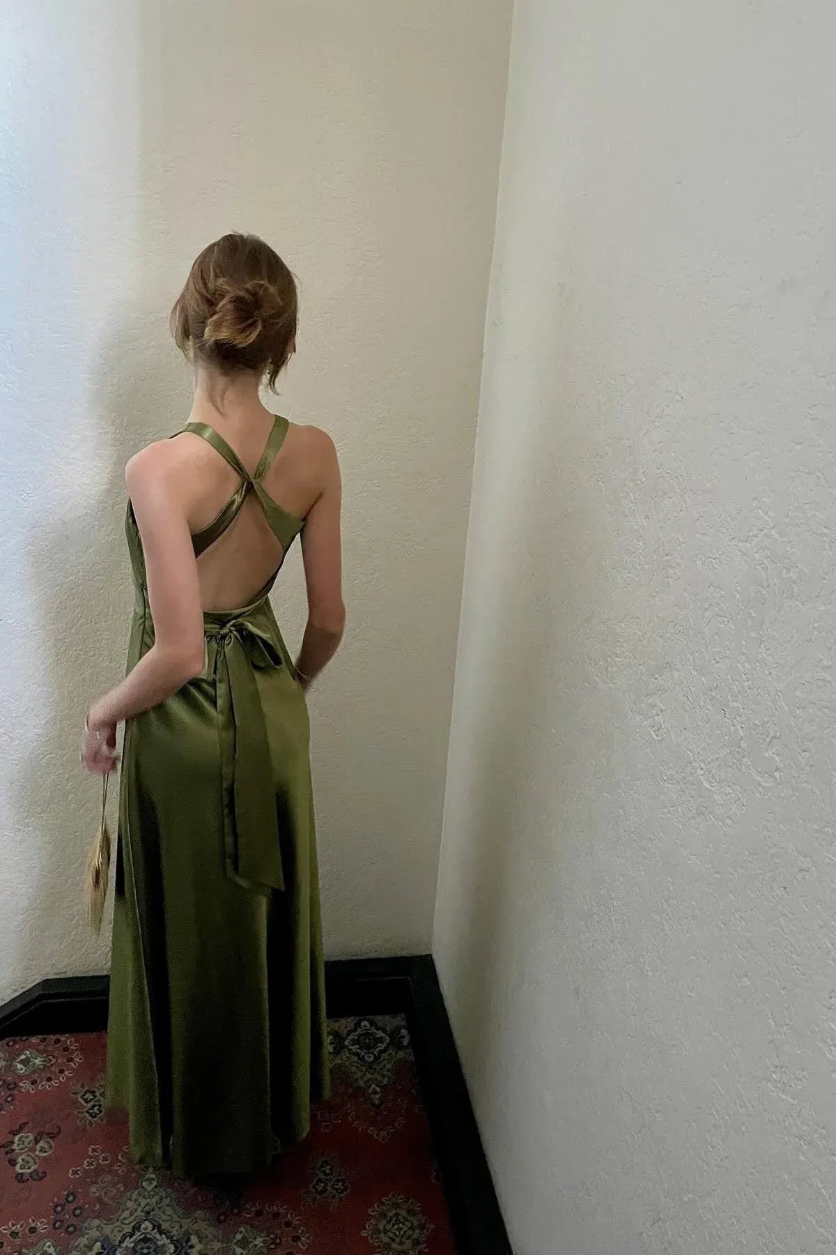 Stylish Fitted Off the Shoulder Sleeveless Satin Sweep/Brush Train Prom Dress