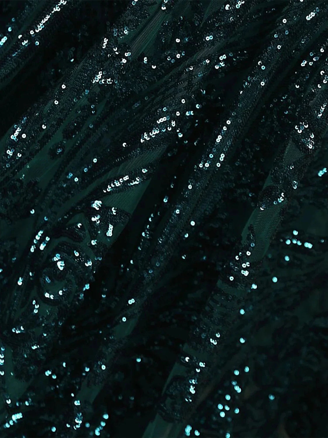 Trumpet Mermaid Jewel Neck Sleeveless Sequined Evening Dresses With Sequin