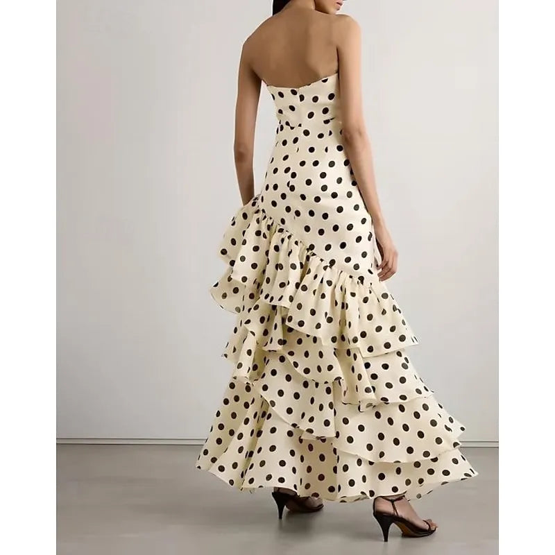 Wonderful A-Line Off The Shoulder Sleeveless Backless Floor-Length Prom Dress