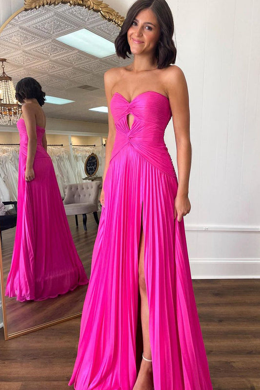 Cute Mermaid Sweetheart Pink Chiffon Long Prom Dress