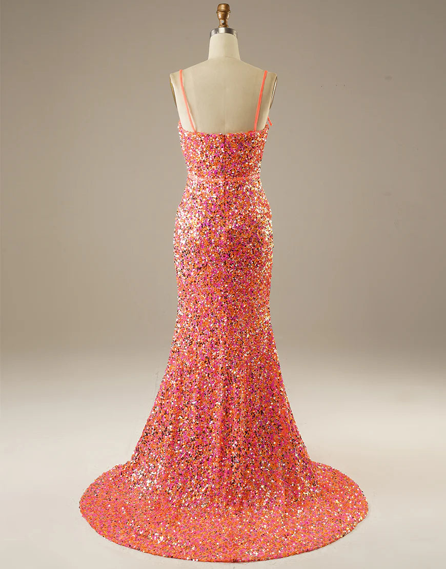 Sequins/Sparkling Long Dress Mermaid Prom Dress