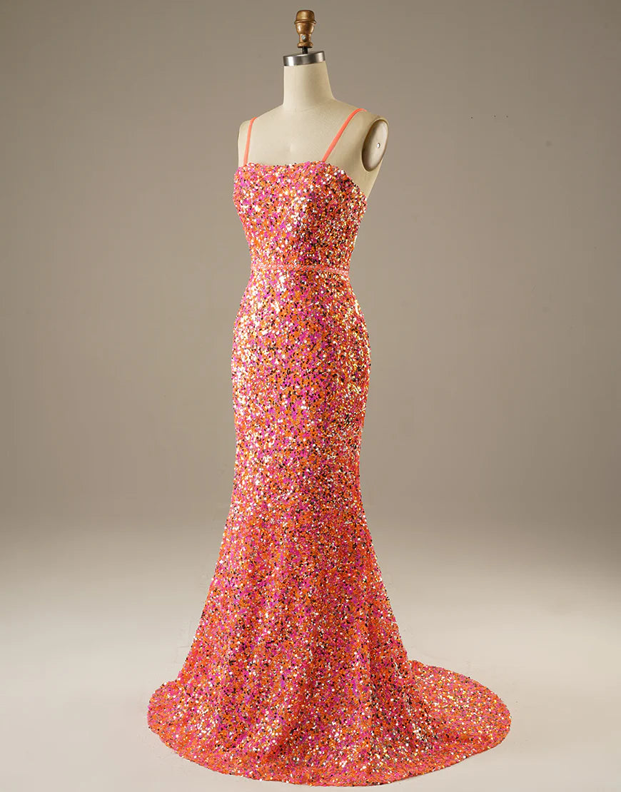Sequins/Sparkling Long Dress Mermaid Prom Dress