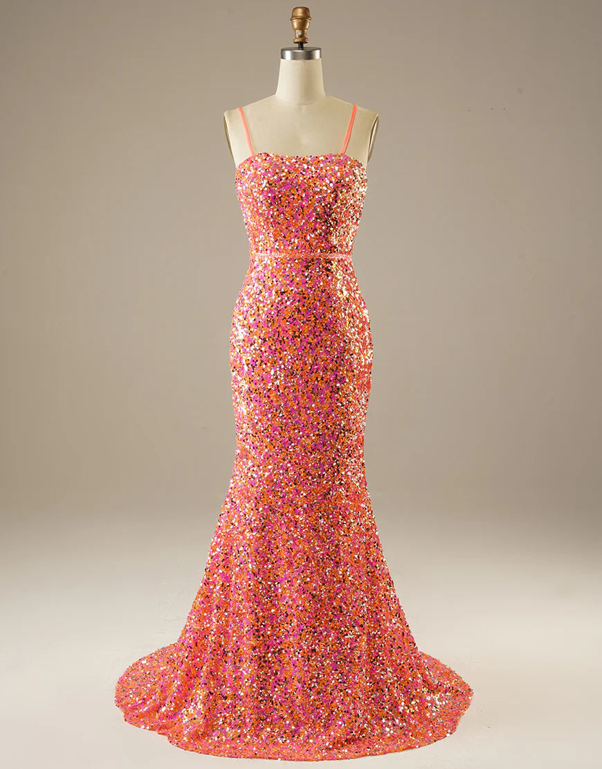 Sequins/Sparkling Long Dress Mermaid Prom Dress